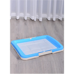 YES4PETS Large Portable Dog Potty Training Tray Pet Puppy Toilet Trays Loo Pad Mat Blue - Pet Care > Dog Supplies > Dog