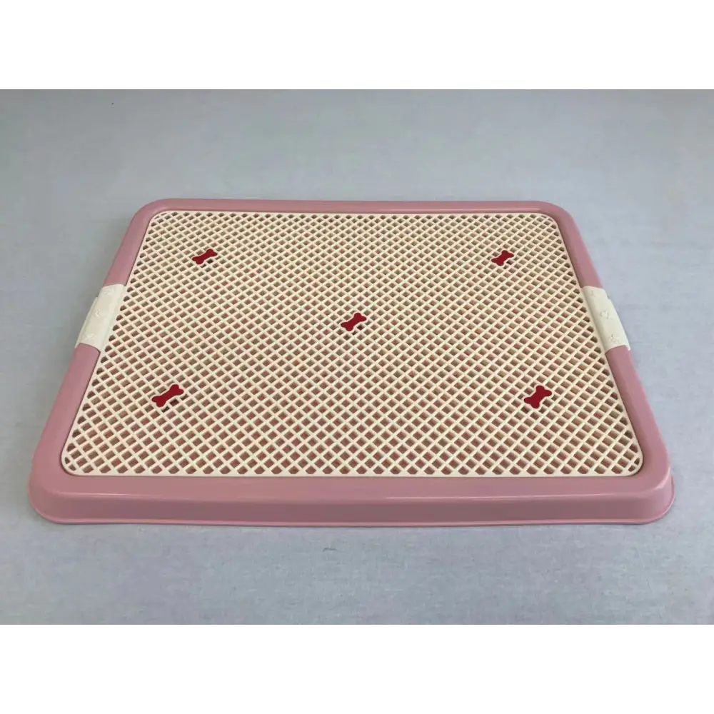 YES4PETS Large Portable Dog Potty Training Tray Pet Puppy Toilet Trays Loo Pad Mat Pink - Pet Care > Dog Supplies > Dog