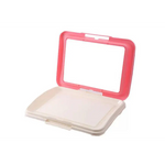YES4PETS Large Portable Dog Potty Training Tray Pet Puppy Toilet Trays Loo Pad Mat Pink - Pet Care > Dog Supplies > Dog