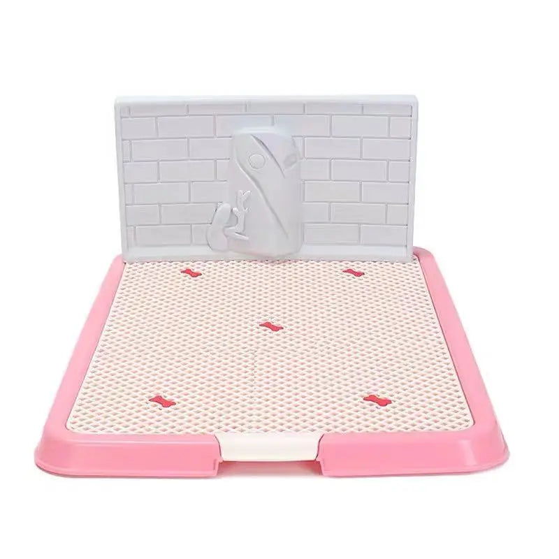YES4PETS Large Portable Dog Potty Training Tray Pet Puppy Toilet Trays Loo Pad Mat Pink - Pet Care > Dog Supplies > Dog