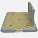 YES4PETS Large Portable Dog Potty Training Tray Pet Puppy Toilet Trays Loo Pad Mat Blue - Pet Care > Dog Supplies > Dog