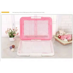 YES4PETS Large Portable Dog Potty Training Tray Pet Puppy Toilet Trays Loo Pad Mat Pink - Pet Care > Dog Supplies > Dog