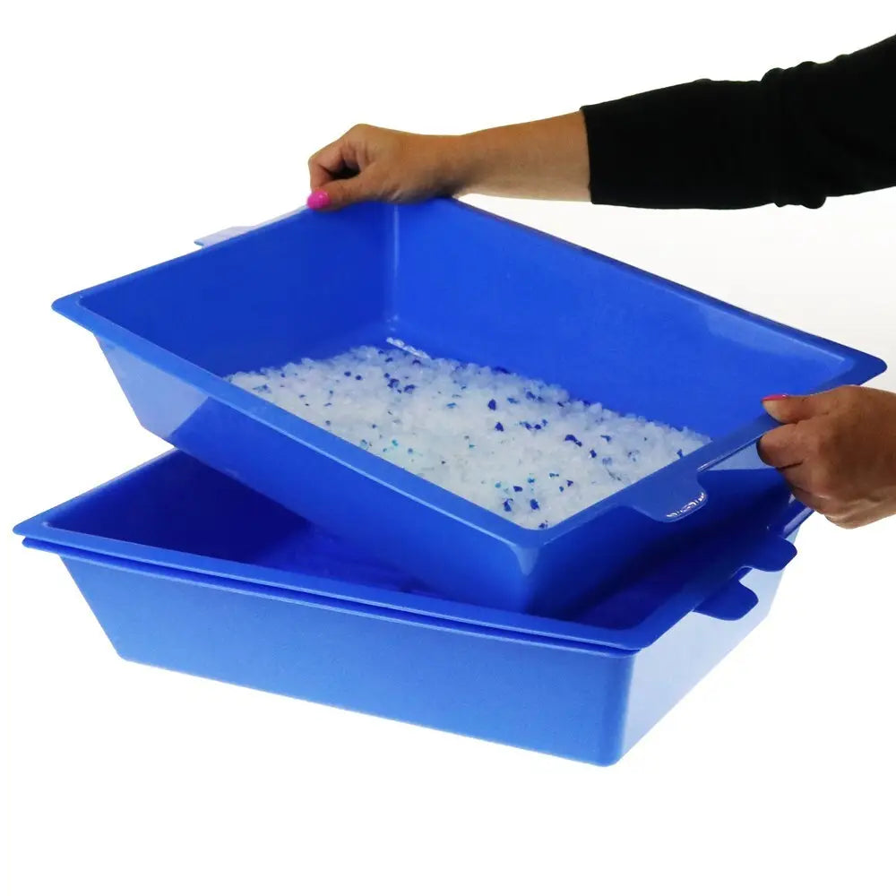 YES4PETS Lift and Sift Self Cleaning Kitty Litter Trays Cat Litter Tray Toilet Sifting Slotted Trays - Pet Care > Cat