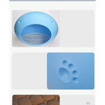 YES4PETS Medium Cave Cat Kitten Box Igloo Cat Bed House Dog Puppy House-Blue - Pet Care > Cat Supplies > Cat Furniture