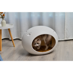 YES4PETS Medium Cave Cat Kitten Box Igloo Cat Bed House Dog Puppy House White - Pet Care > Cat Supplies > Cat Furniture
