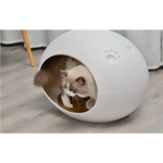 YES4PETS Medium Cave Cat Kitten Box Igloo Cat Bed House Dog Puppy House White - Pet Care > Cat Supplies > Cat Furniture