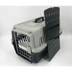 YES4PETS Medium Dog Cat Crate Pet Carrier Airline Cage With Bowl & Tray-Black - Pet Care > Dog Supplies > Dog Carriers
