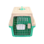 YES4PETS Medium Dog Cat Crate Pet Carrier Airline Cage With Bowl & Tray-Green - Pet Care > Dog Supplies > Dog Carriers