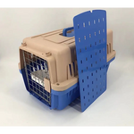 YES4PETS Medium Dog Cat Crate Pet Rabbit Carrier Airline Cage With Bowl & Tray-Blue - Pet Care > Coops & Hutches >