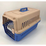 YES4PETS Medium Dog Cat Crate Pet Rabbit Carrier Airline Cage With Bowl & Tray-Blue - Pet Care > Coops & Hutches >