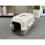 YES4PETS Medium Dog Cat Rabbit Crate Pet Kitten Carrier Parrot Cage Grey - Pet Care > Dog Supplies > Dog Carriers &