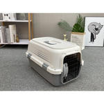 YES4PETS Medium Dog Cat Rabbit Crate Pet Kitten Carrier Parrot Cage Grey - Pet Care > Dog Supplies > Dog Carriers &