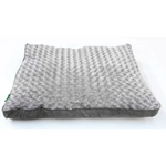 YES4PETS Medium Dog Puppy Pad Bed Kennel Mat Cushion Bed 85 x 60 cm Blue / Grey - Pet Care > Dog Supplies > Dog Beds