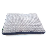 YES4PETS Medium Dog Puppy Pad Bed Kennel Mat Cushion Bed 85 x 60 cm Blue / Grey - Pet Care > Dog Supplies > Dog Beds