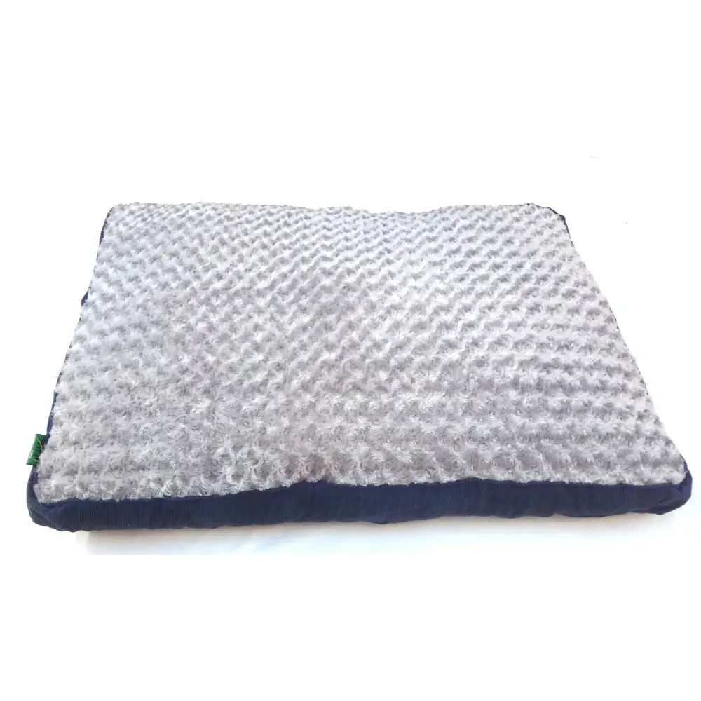 YES4PETS Medium Dog Puppy Pad Bed Kennel Mat Cushion Bed 85 x 60 cm Blue / Grey - Pet Care > Dog Supplies > Dog Beds