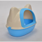 YES4PETS Medium Hooded Cat Toilet Litter Box Tray House With Scoop Blue - Pet Care > Cat Supplies > Cat Litter