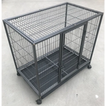 YES4PETS Medium Pet Dog Cat Cage Metal Rabbit Crate Carrier Kennel Wheel & Tray - Pet Care > Coops & Hutches > Small