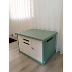 YES4PETS Medium Plastic Pet Dog Puppy Cat House Kennel Green - Pet Care > Cat Supplies > Cat Litter