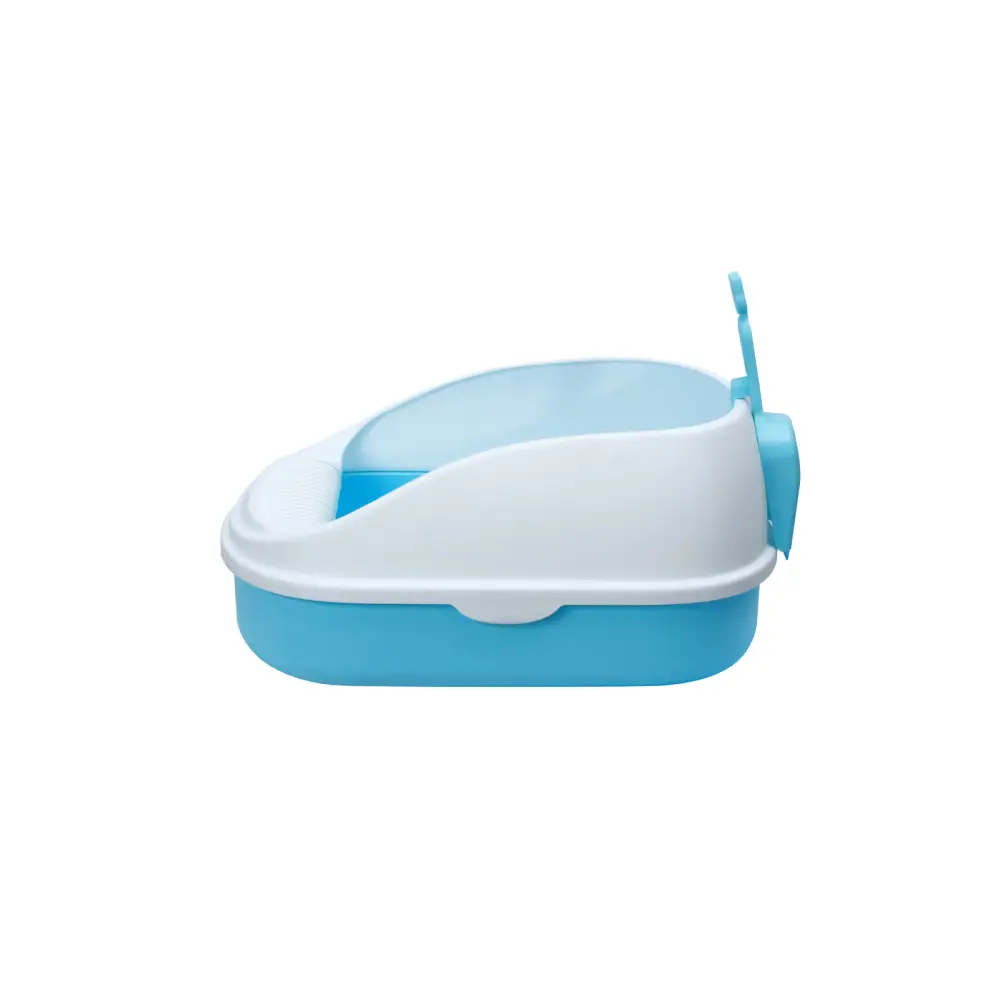 YES4PETS Medium Portable Cat Toilet Litter Box Tray with Scoop Blue - Pet Care > Cat Supplies > Cat Litter