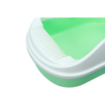 YES4PETS Medium Portable Cat Toilet Litter Box Tray with Scoop Green - Pet Care > Cat Supplies > Cat Litter