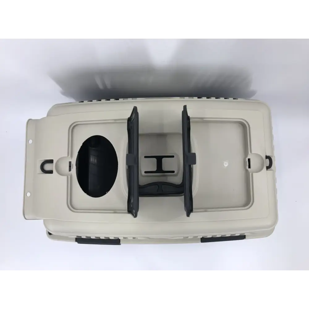 YES4PETS Medium Portable Dog Cat Pet Carrier Travel Bag Cage + Safety Lock & Food Box - Pet Care > Cat Supplies > Cat