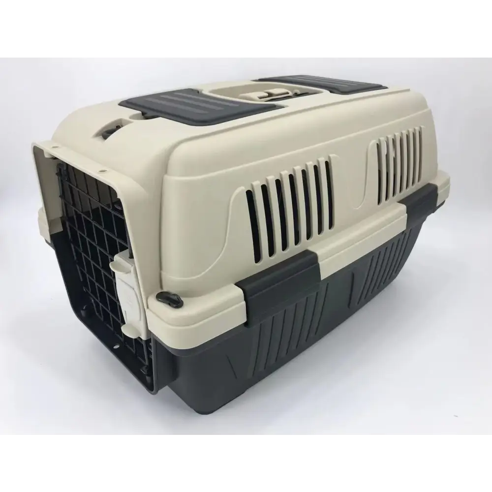YES4PETS Medium Portable Dog Cat Pet Carrier Travel Bag Cage + Safety Lock & Food Box - Pet Care > Cat Supplies > Cat