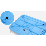 YES4PETS Medium Portable Dog Potty Training Tray Pet Puppy Toilet Trays Loo Pad Mat With Wall Blue - Pet Care > Dog