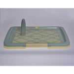 YES4PETS Medium Portable Dog Potty Training Tray Pet Puppy Toilet Trays Loo Pad Mat Blue - Pet Care > Dog Supplies >