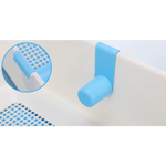 YES4PETS Medium Portable Dog Potty Training Tray Pet Puppy Toilet Trays Loo Pad Mat With Wall Blue - Pet Care > Dog