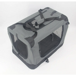 YES4PETS Medium Portable Foldable Dog Cat Puppy Rabbit Soft Crate Carrier-Grey - Pet Care > Cat Supplies > Cat Carriers