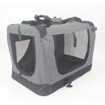YES4PETS Medium Portable Foldable Dog Cat Puppy Rabbit Soft Crate Carrier-Grey - Pet Care > Cat Supplies > Cat Carriers