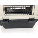 YES4PETS Medium Portable Pet Dog Cat Carrier Travel Bag Cage House Safety Lockable Kennel Grey - Pet Care > Dog