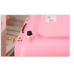 YES4PETS Medium Portable Plastic Dog Cat Pet Pets Carrier Travel Cage With Tray-Pink - Pet Care > Dog Supplies > Dog