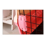 YES4PETS Medium Portable Plastic Dog Cat Pet Pets Carrier Travel Cage With Tray-Pink - Pet Care > Dog Supplies > Dog