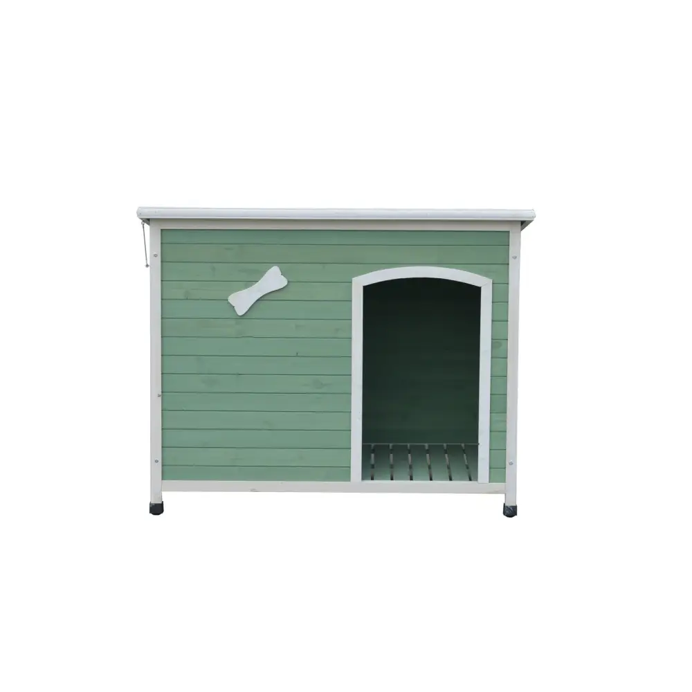 YES4PETS Medium Timber Pet Dog Kennel House Puppy Wooden Timber Cabin With Stripe - Pet Care > Dog Supplies > Dog