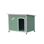 YES4PETS Medium Timber Pet Dog Kennel House Puppy Wooden Timber Cabin With Stripe - Pet Care > Dog Supplies > Dog