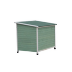 YES4PETS Medium Timber Pet Dog Kennel House Puppy Wooden Timber Cabin With Stripe - Pet Care > Dog Supplies > Dog