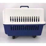 YES4PETS Navy XXL Dog Puppy Cat Crate Pet Carrier Cage W Tray Bowl & Removable Wheels - Pet Care > Cat Supplies > Cat