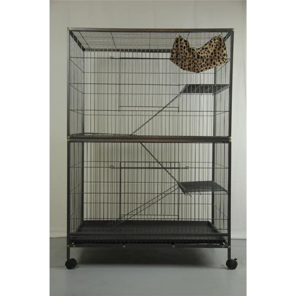 YES4PETS Pet 140cm 4 Level Bird Ferret Parrot Cage Aviary Cat Castor - Pet Care > Bird > Bird Cages & Stands