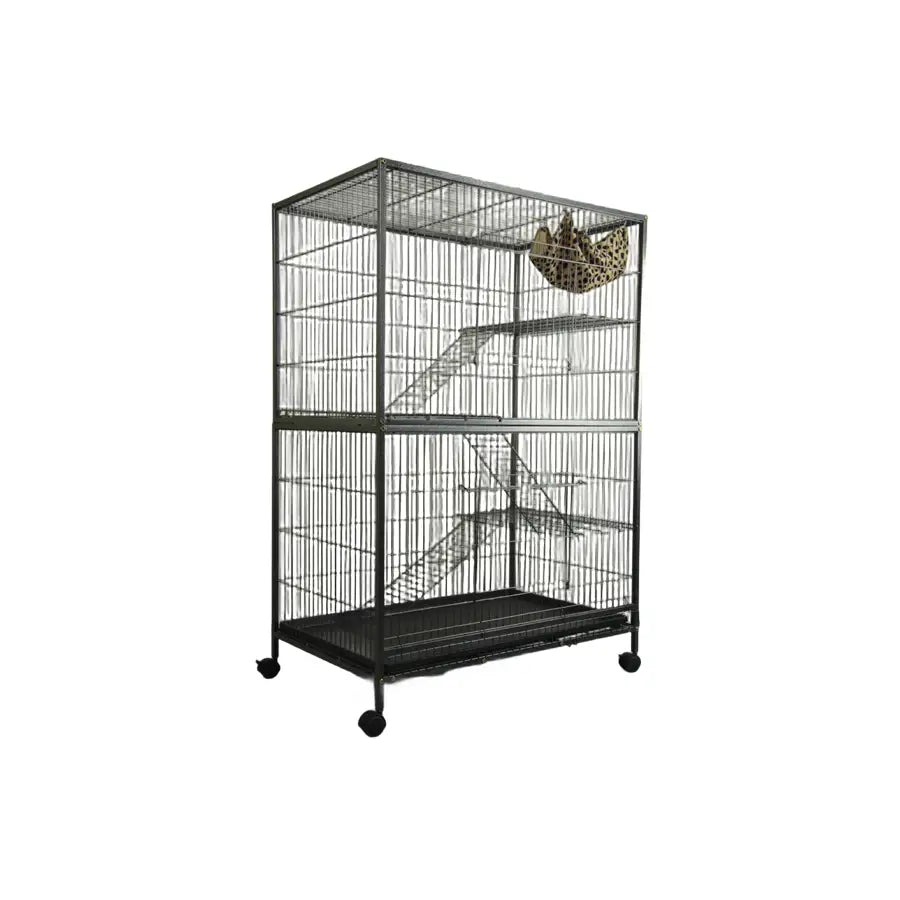 YES4PETS Pet 140cm 4 Level Bird Ferret Parrot Cage Aviary Cat Castor - Pet Care > Bird > Bird Cages & Stands