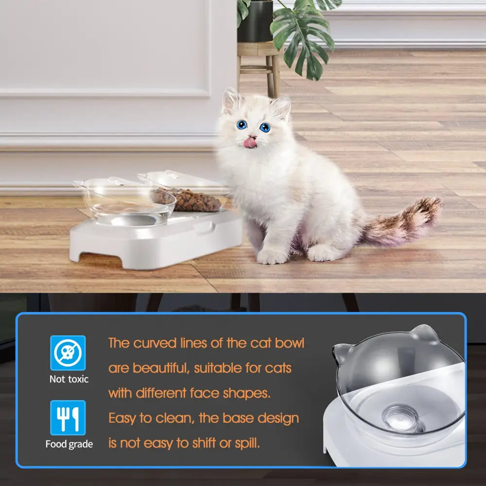 YES4PETS Pet Bowl Water Bowls Portable Anti Slip Skid Feeder Dog Rabbit Cat - Pet Care > Dog Supplies > Dog Bowls