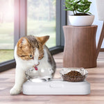 YES4PETS Pet Bowl Water Bowls Portable Anti Slip Skid Feeder Dog Rabbit Cat - Pet Care > Dog Supplies > Dog Bowls