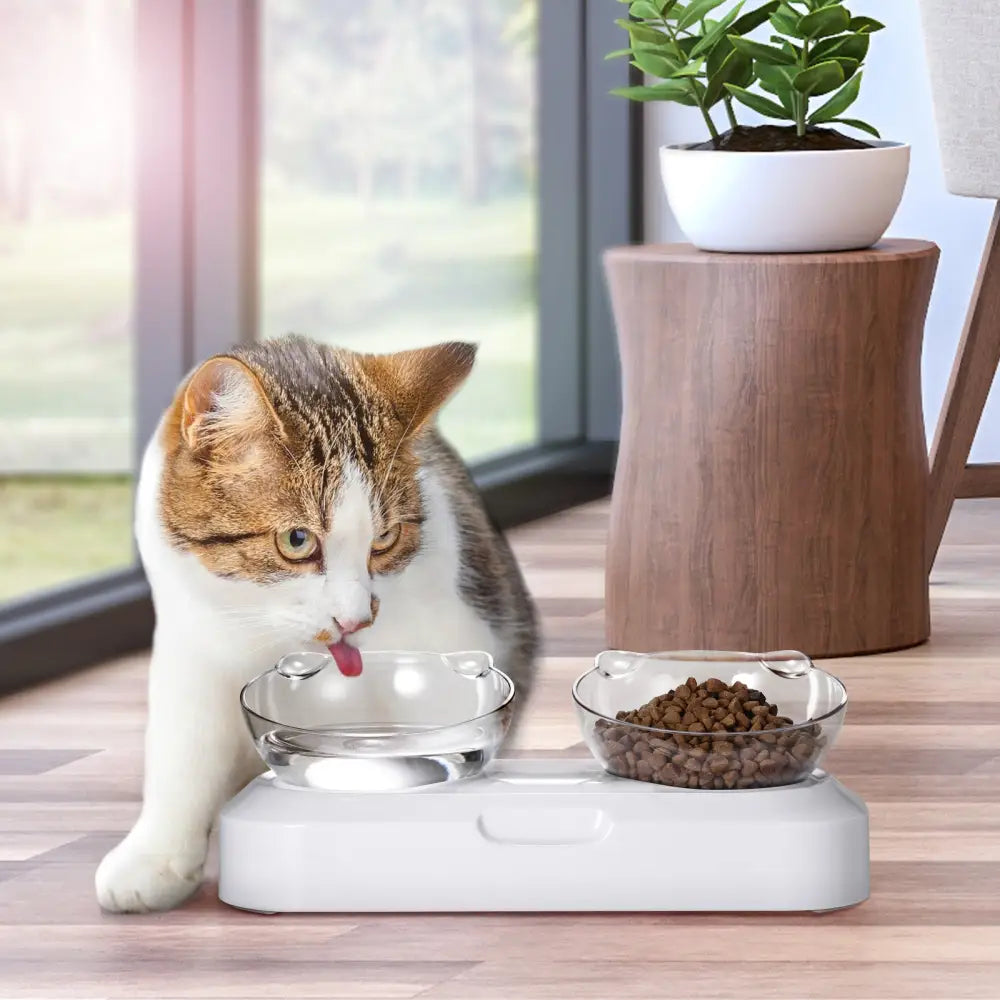 YES4PETS Pet Bowl Water Bowls Portable Anti Slip Skid Feeder Dog Rabbit Cat - Pet Care > Dog Supplies > Dog Bowls