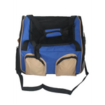 YES4PETS Pet Carrier Dog Cat Car Booster Seat Portable Soft Cage Travel-Blue - Pet Care > Cat Supplies > Cat Carriers &