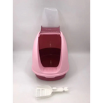 YES4PETS Portable Hooded Cat Toilet Litter Box Tray House with Handle and Scoop Pink - Pet Care > Cat Supplies > Cat