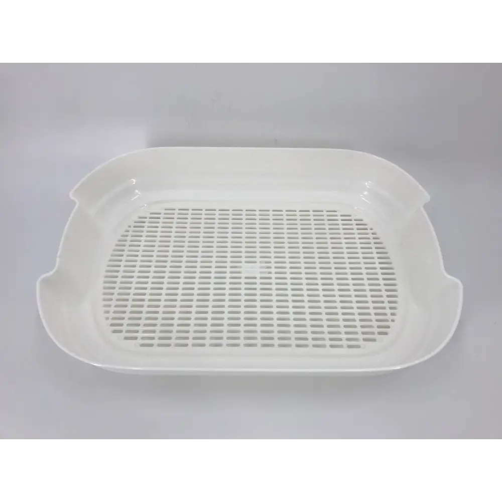 YES4PETS Portable Hooded Cat Toilet Litter Box Tray House with Scoop and Grid Tray Brown - Pet Care > Cat Supplies >