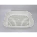 YES4PETS Portable Hooded Cat Toilet Litter Box Tray House with Scoop and Grid Tray Brown - Pet Care > Cat Supplies >
