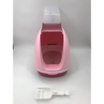 YES4PETS Portable Hooded Cat Toilet Litter Box Tray House With Scoop and Grid Tray Pink - Pet Care > Cat Supplies > Cat