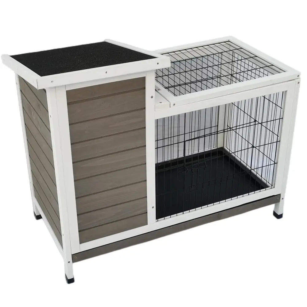 YES4PETS Rabbit Hutch House Cage Guinea Pig Ferret Cage - Pet Care > Coops & Hutches > Small Animal Habitats & Cages