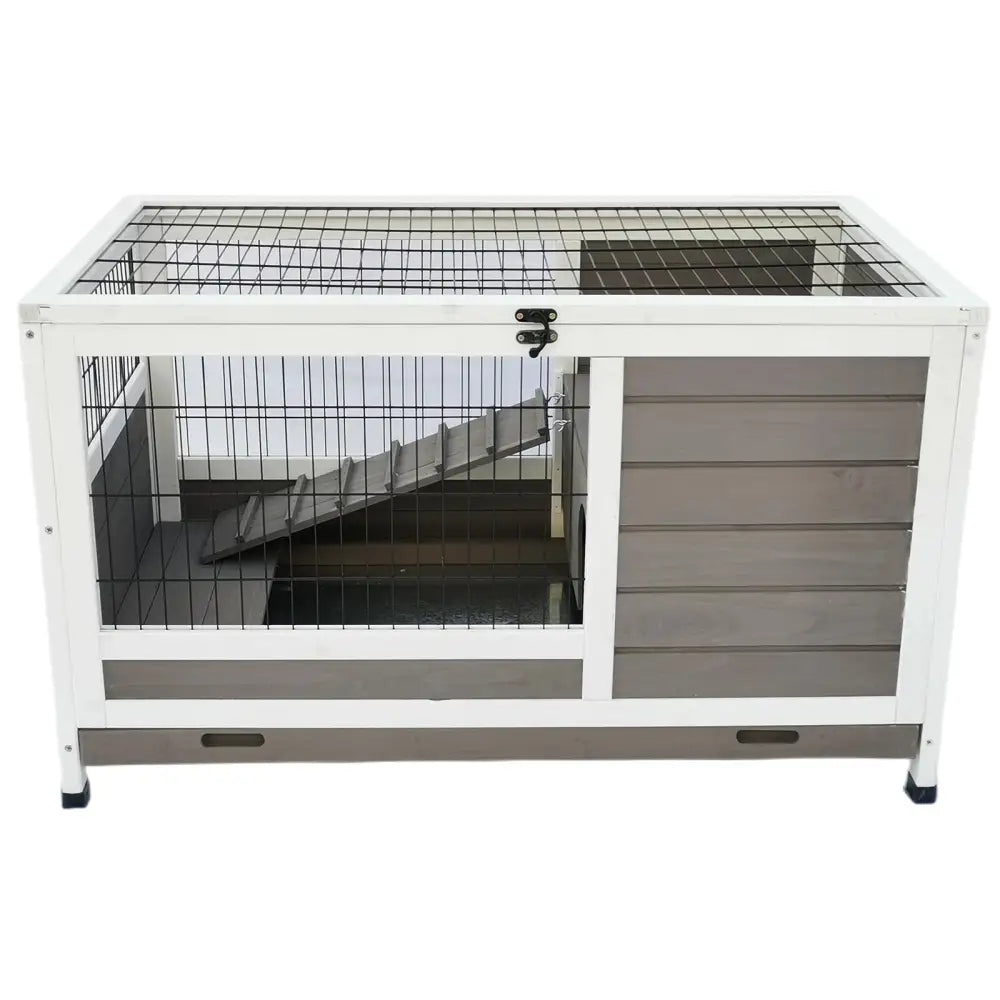 YES4PETS Rabbit Hutch House Cage Guinea Pig Ferret Cage - Pet Care > Coops & Hutches > Small Animal Habitats & Cages